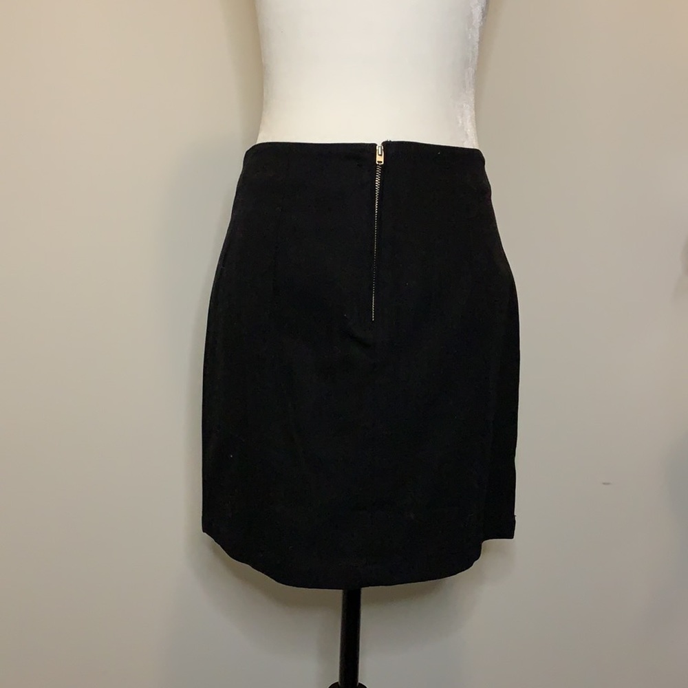 H&M Black Mini Skirt with Silver Accents - Picture 2 of 5